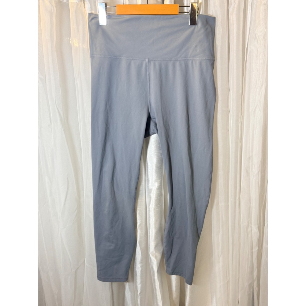 Fabletics PureLuxe Leggings Womens XL Blue Gray High Waisted 7/8 Activewear